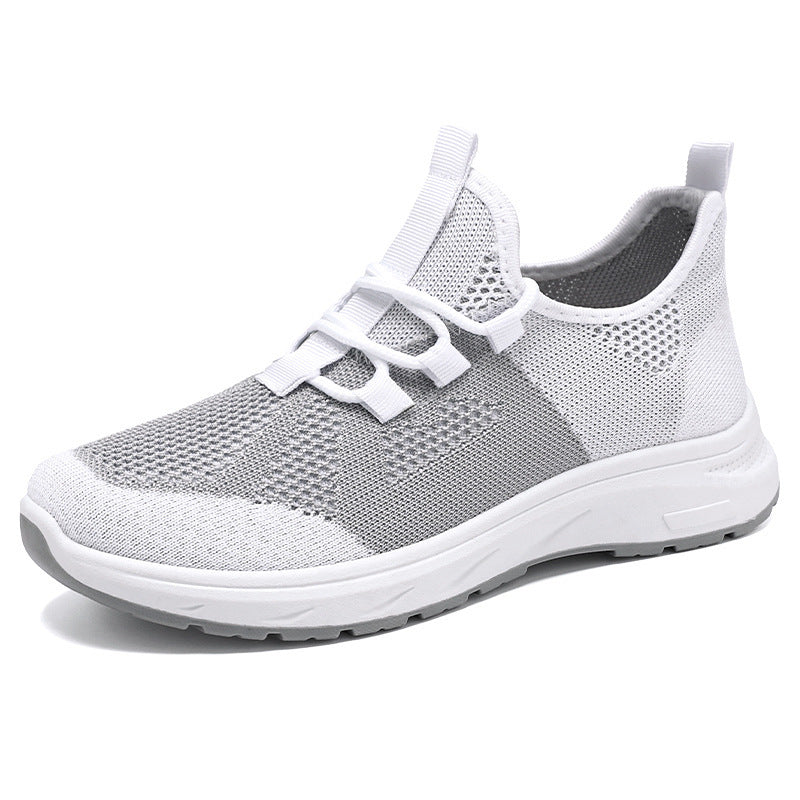 Damen Atmungsaktive und flexible Sport-Sneaker mit elastischem Schnürsystem EB
