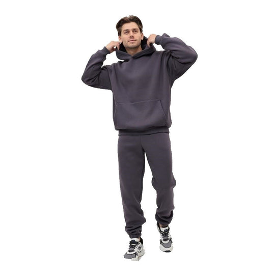 Damen nan extraweicher Oversize-Hoodie mit strukturierter Kängurutasche, überschnittener Schulter und angerauter Innenseite EB