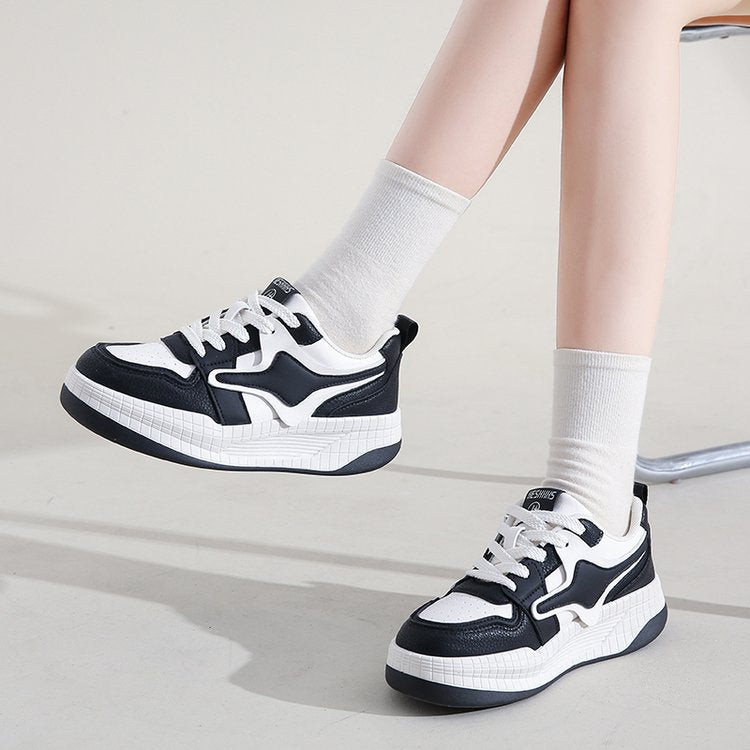 Damen sportliche Sneaker mit strapazierfähigem Obermaterial und dämpfender Sohle EB