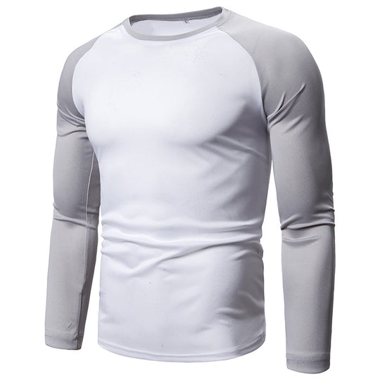 Herren Sportliches Langarm-T-Shirt mit atmungsaktivem Funktionsmaterial EB