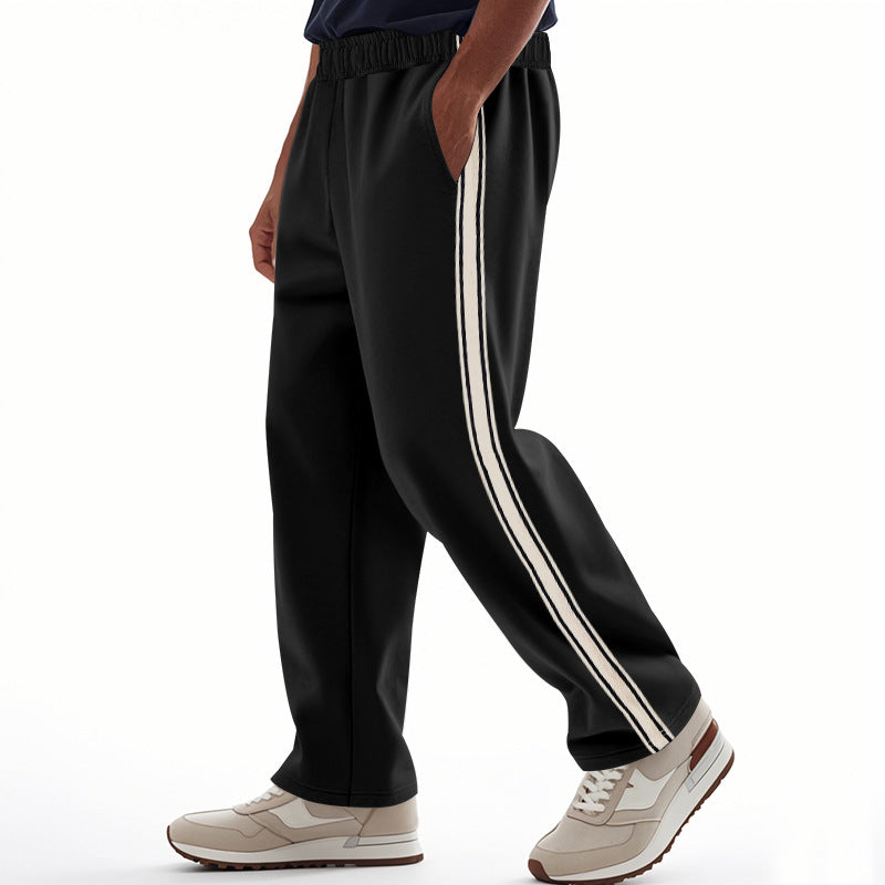 Herren Sportliche Sweatpants mit seitlichen Streifen EB
