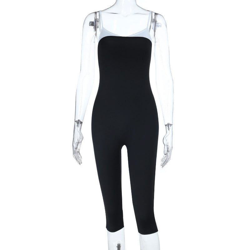 Damen Figurbetonter Jumpsuit EB