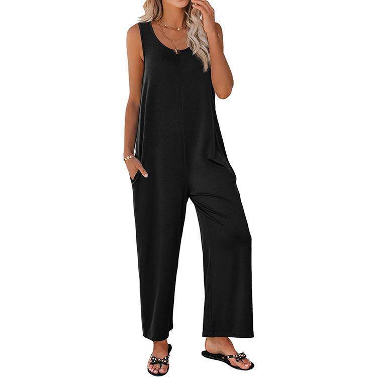 Damen Overall mit weit geschnittenem Bein EB