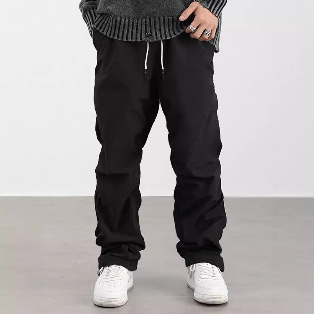 Herren lässige Cargo-Hose mit elastischem Bund und praktischen Taschen EB