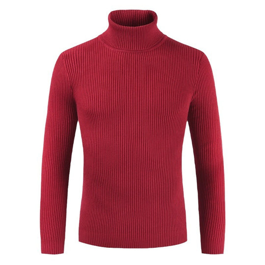 Damen Rollkragenpullover aus gehäkeltem Strick EB