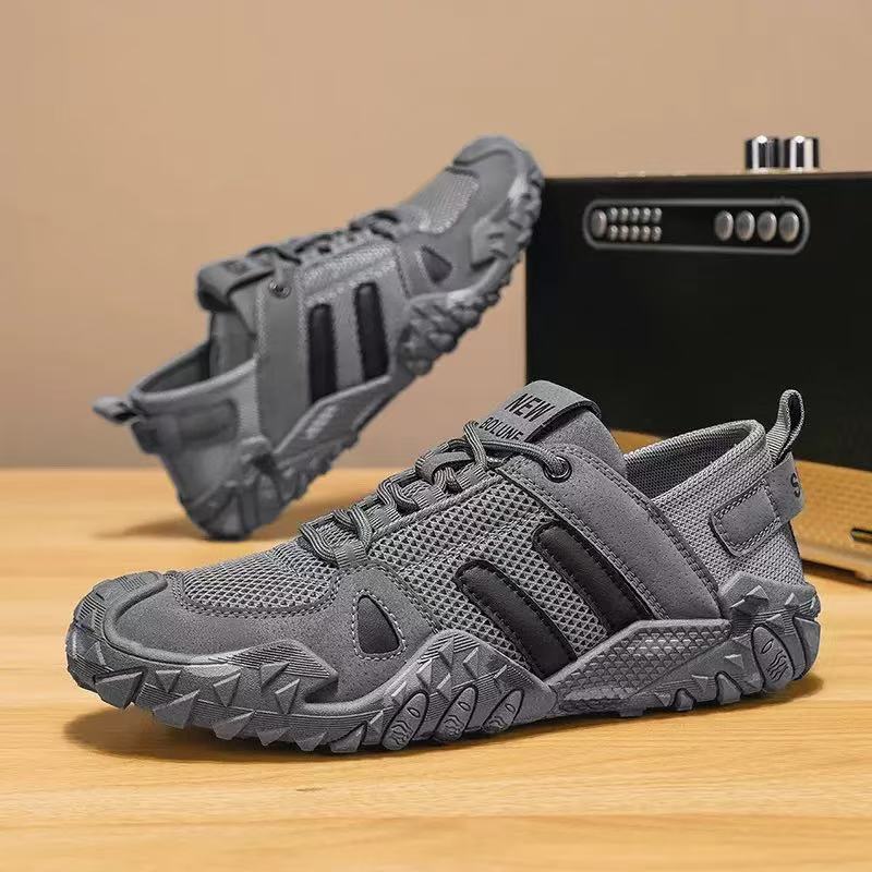 Damen Sportliche Mesh-Sneaker mit stoßdämpfender Sohle und rutschfester Außensohle EB