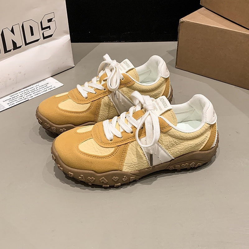Damen Sportliche Sneaker mit atmungsaktiver Oberfläche und rutschfester Gummisohle EB