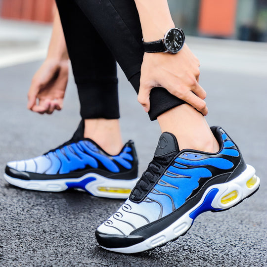 Damen Sportliche Mesh-Sneaker mit dämpfendem Luftpolstersystem und rutschfester Sohle EB