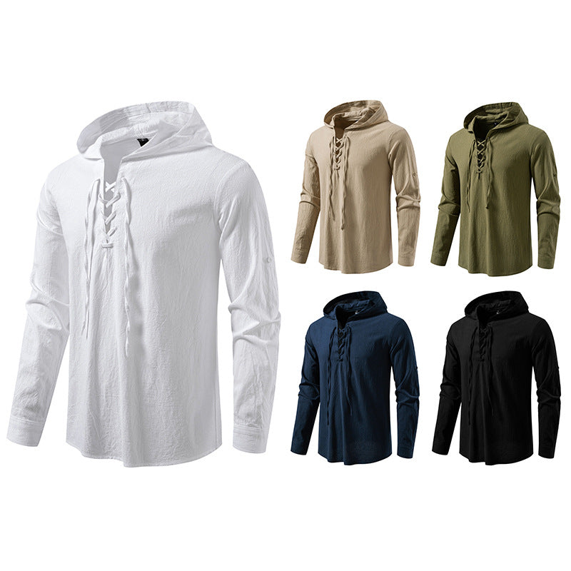 Herren Kapuzentop mit einzigartigem Schnürdesign EB