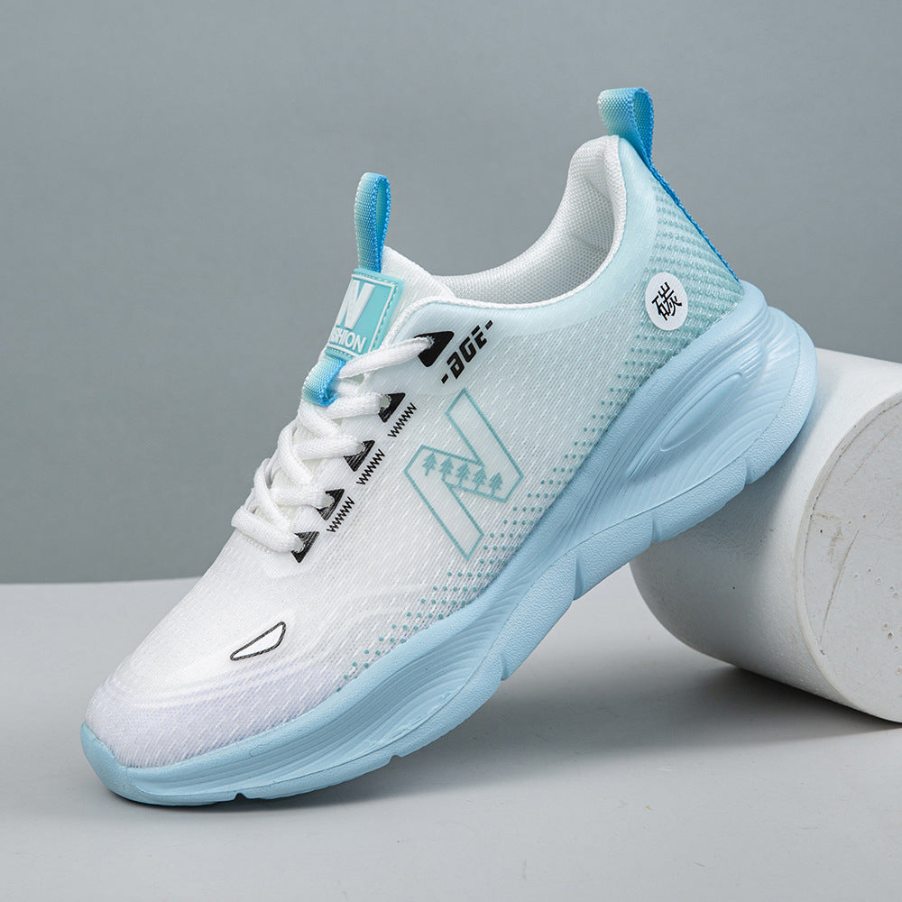 Damen Leichte und atmungsaktive Fitness-Sneaker mit dämpfender Sohle EB