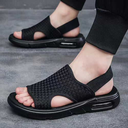 Damen Sandalen mit atmungsaktivem Netzdesign und gepolsterter Sohle EB