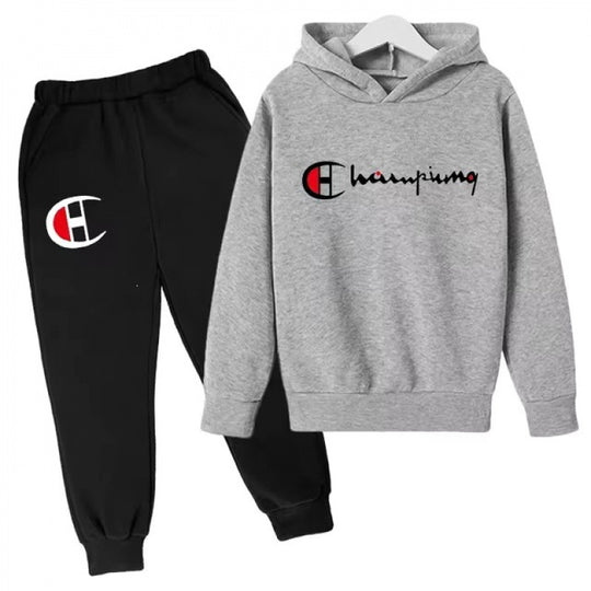Unisex nan Kapuzenpullover mit Jogginghose Freizeitset EB
