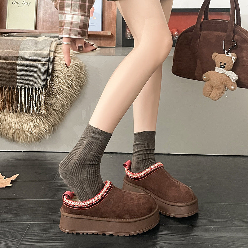 Damen Komfortable Clogs mit modischem Rand und rutschfester Sohle EB