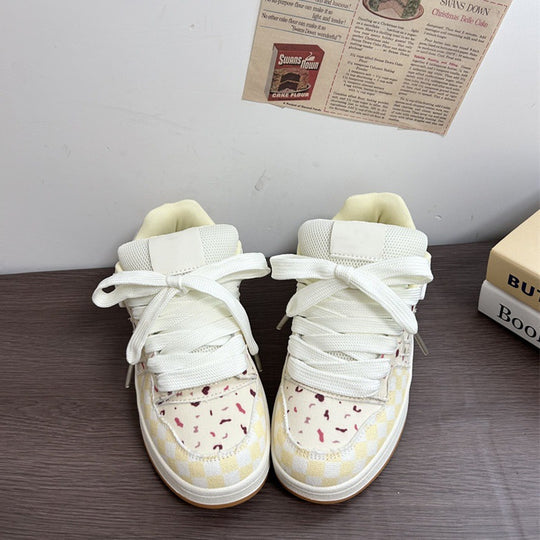 Damen Sportliche Sneakers mit flexibler Textur und atmungsaktiven Einsätzen EB