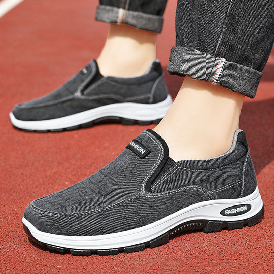 Damen Komfortable Slip-On Freizeitschuhe mit flexibler Sohle EB
