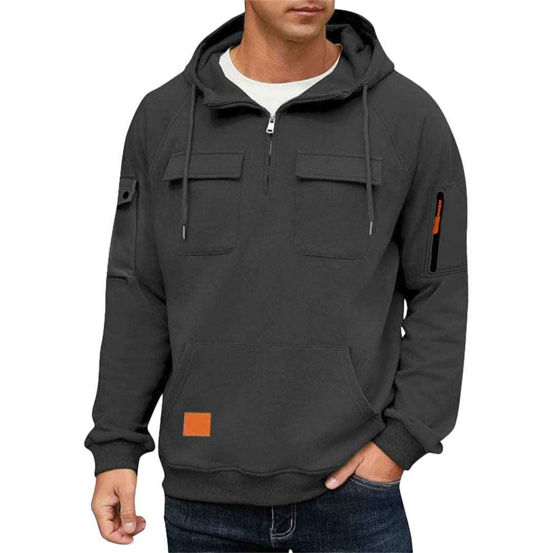 Herren Alltags-Hoodie mit praktischen Taschen EB