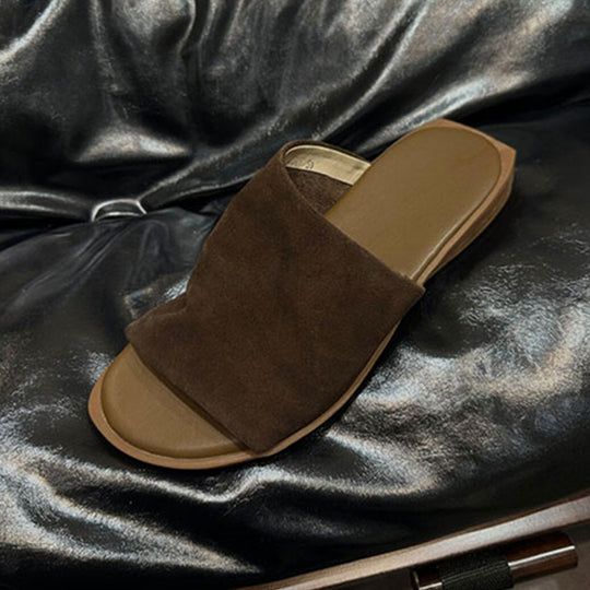 Damen bequeme und stilvolle Riemensandalen mit weichem Obermaterial EB