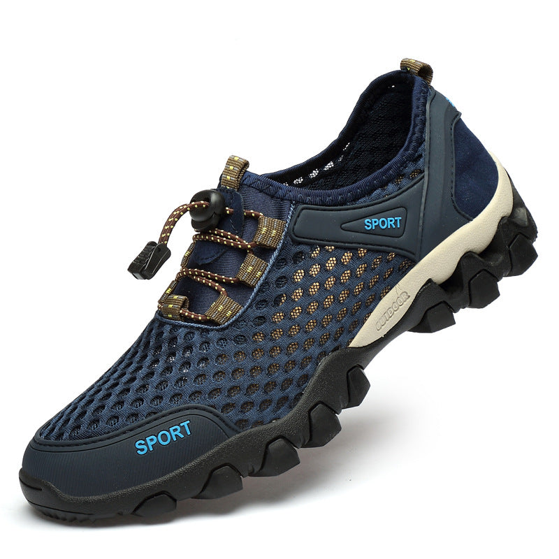 Damen Atmungsaktive und rutschfeste Sportschuhe mit elastischem Schnellschnürsystem EB