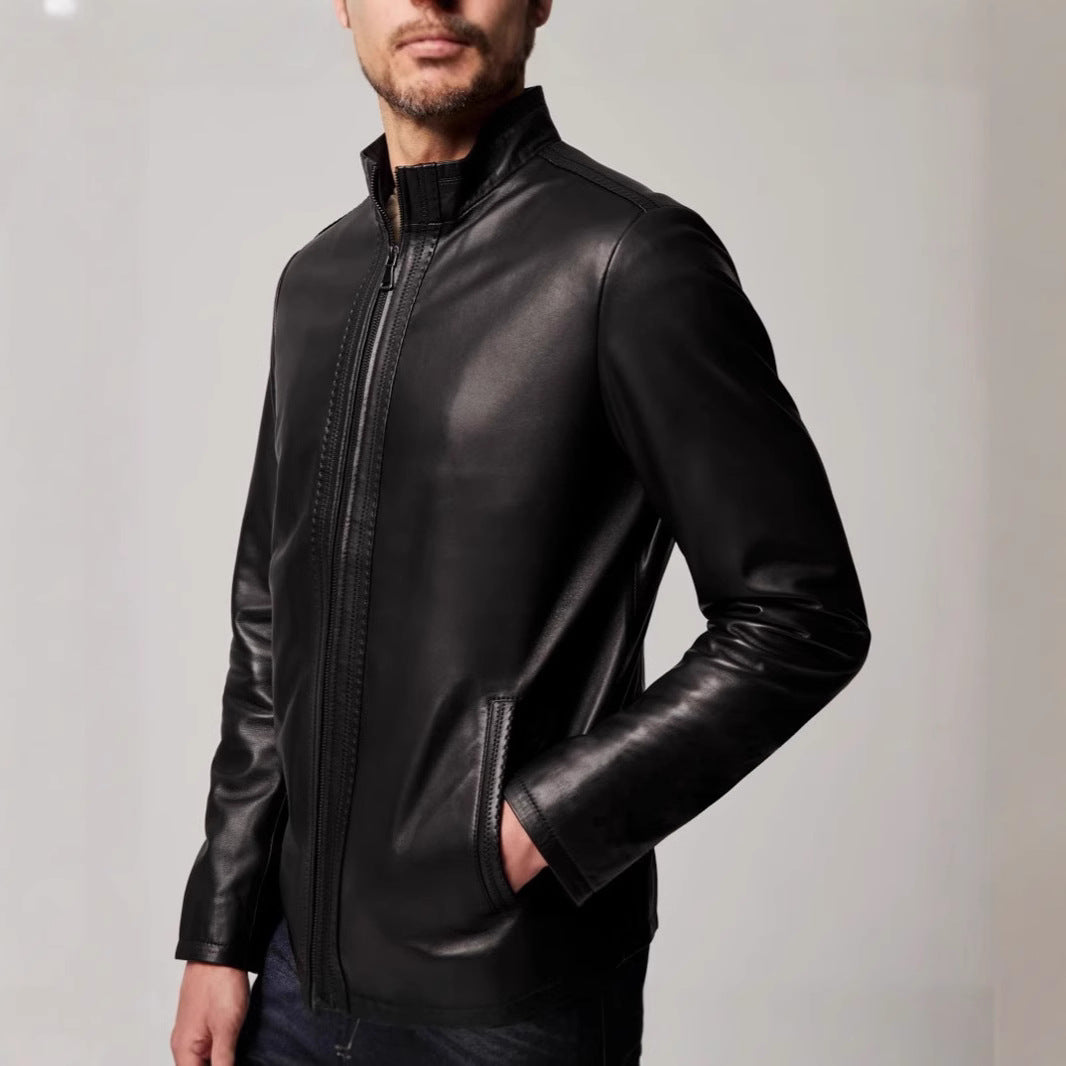 Herren elegante jacke mit sportlichem Reißverschluss EB