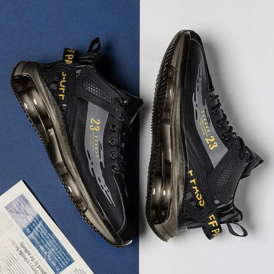 Damen High-Top Sneakers mit dynamischem Dämpfungssystem und atmungsaktiver Mesh-Oberfläche EB