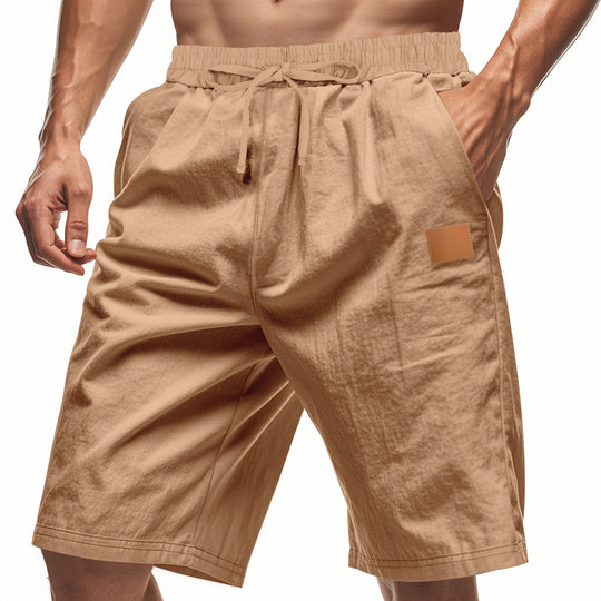 Herren lässige Shorts mit elastischem Bund und praktischen Taschen EB