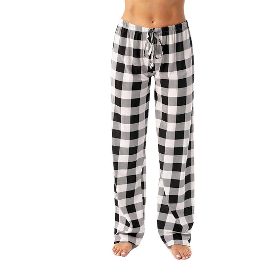 Damen Freizeithose im karierter Schnitt EB