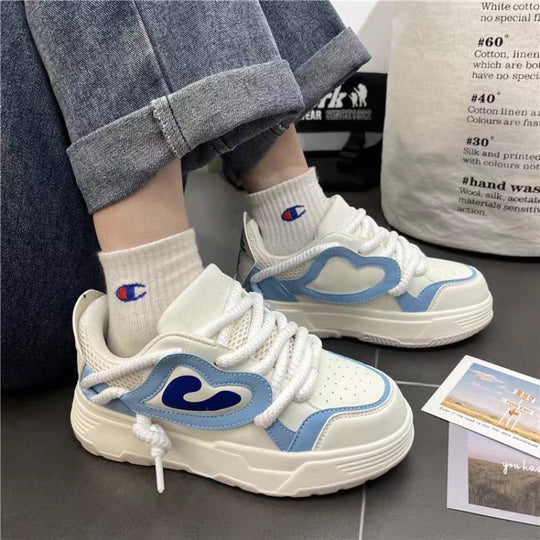 Damen modische Sneakers mit verspieltem Design und weicher Dämpfung EB
