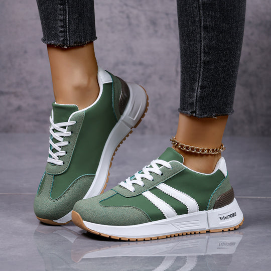 Damen Sportliche Sneakers mit modischem Design und atmungsaktiver Oberflächenstruktur EB