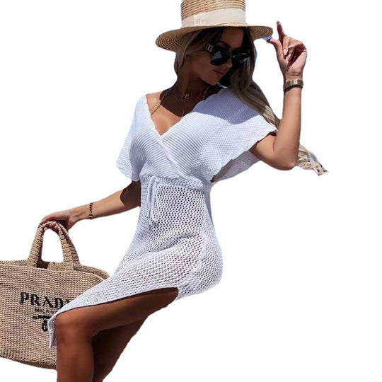 Damen strandfreundliches Netzkleid EB