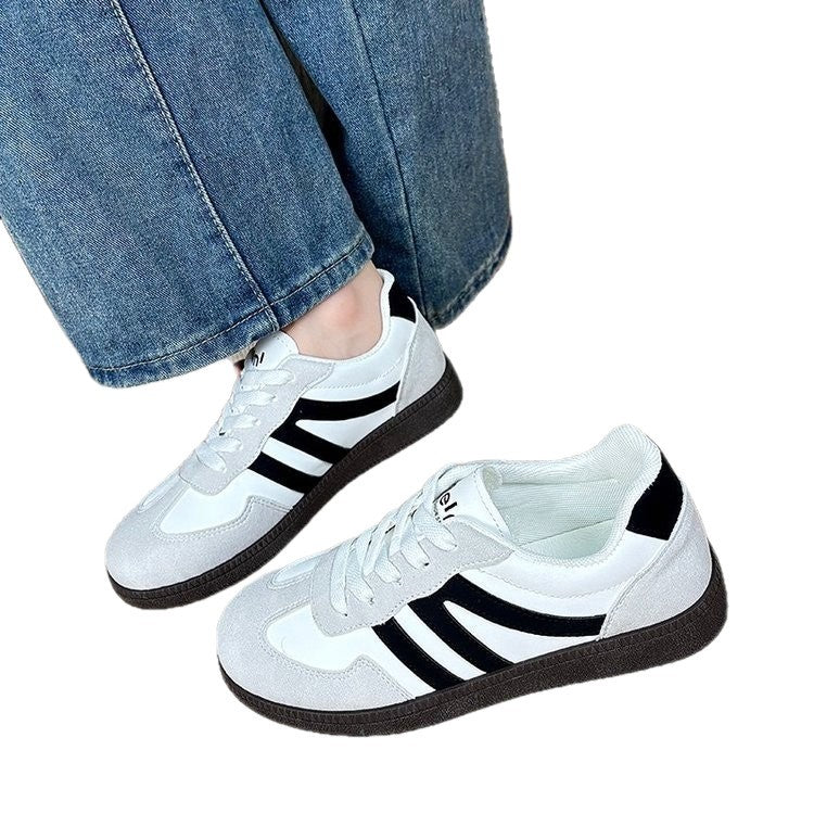 Damen Sportliche Sneakers mit atmungsaktiver Oberflächenstruktur und rutschfester Sohle EB