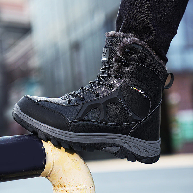 Damen isolierte Winterstiefel mit rutschfester Sohle und warmem Innenfutter EB