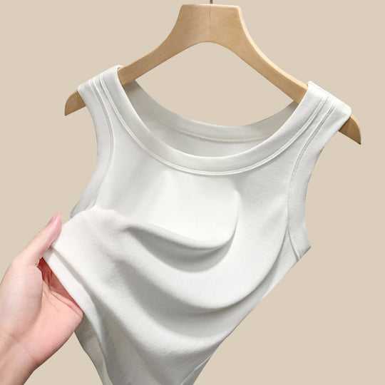 Damen ärmelloses Basic-Top aus hochwertigem Material EB