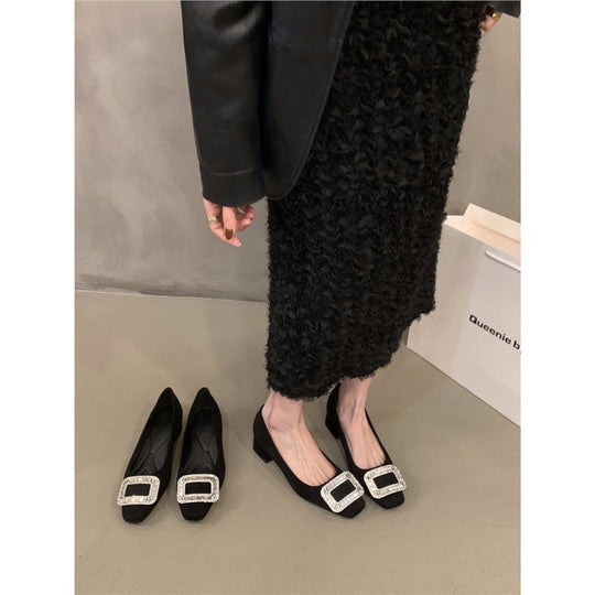 Damen elegante Pumps mit Glitzerakzenten EB