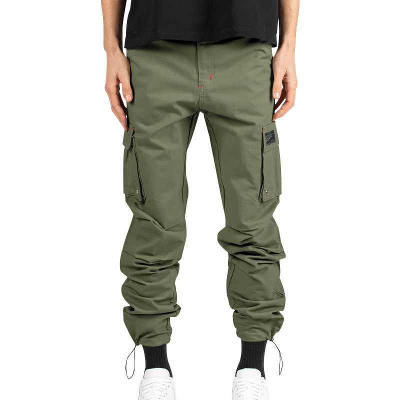 Herren Cargo-Hose mit praktischen Seitentaschen und verstellbarem Kordelzug EB