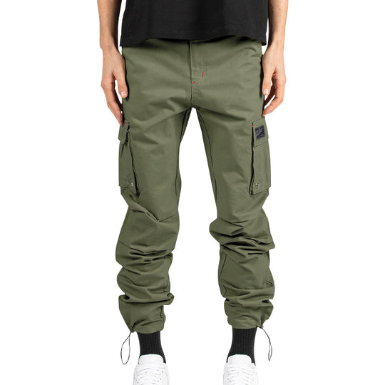 Herren Cargo-Hose mit praktischen Seitentaschen und verstellbarem Kordelzug EB