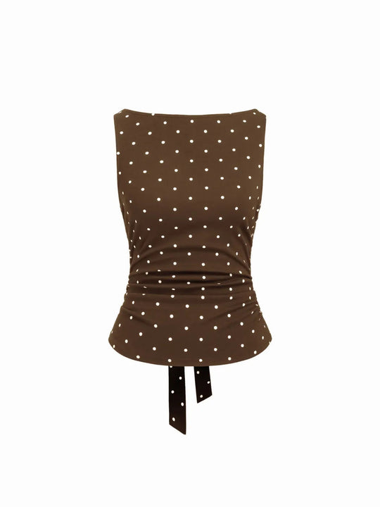 Damen Chic Rollkragen Top mit Raffung und Bindegürtel EB