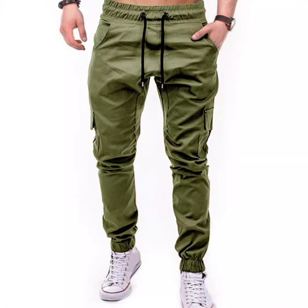 Herren Cargo-Hose mit elastischem Bund und praktischen Multifunktions-Pockets EB