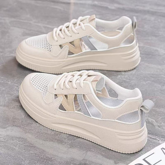 Damen Atmungsaktive Chunky Sneakers mit modischem Cut-Out-Design EB