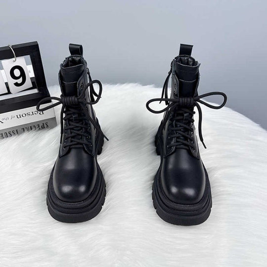 Damen Stiefel im robusten Design mit komfortabler Profilsohle und innovativer Schnürtechnik EB