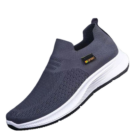 Damen Leichte Slip-On Sneakers mit atmungsaktivem Obermaterial EB