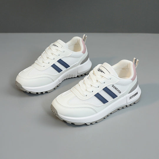 Damen Sportliche Sneakers mit atmungsaktiver Mesh-Oberfläche und dämpfender Laufsohle EB 1771555409