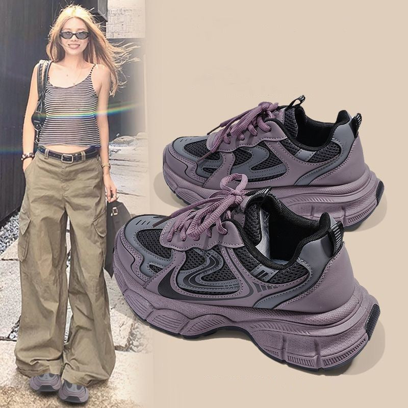Damen Komfortable Lauf- und Freizeitsneaker mit atmungsaktiver Konstruktion EB