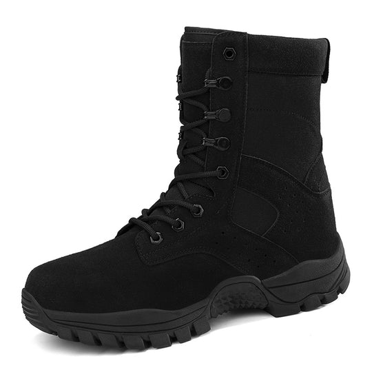 Herren Feste Tactical Boots mit seitlichem Reißverschluss und griffiger Sohle EB