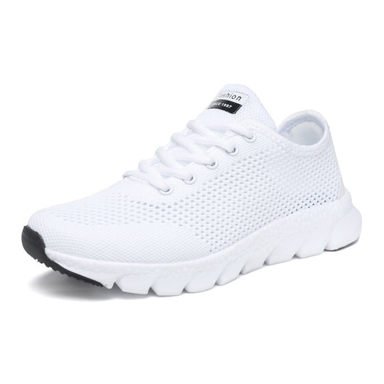 Damen atmungsaktive Freizeitsneaker mit flexibler Sohle EB