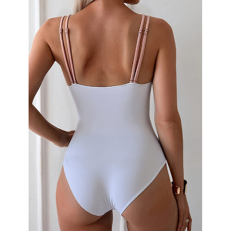 Damen Triangel-Bikini mit einzigartiger Schmuckverzierung EB