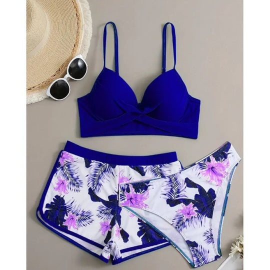 Damen Zweiteiliges Badeoutfit mit raffiniertem Schnitt EB