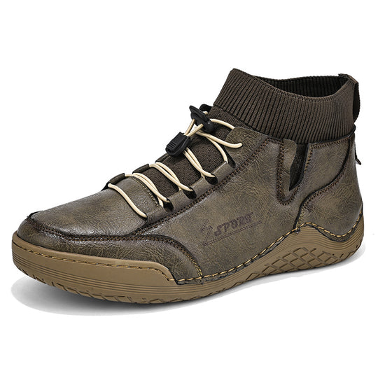 Herren Sportliche Winter-Wanderstiefel mit elastischem Knöchelbereich EB