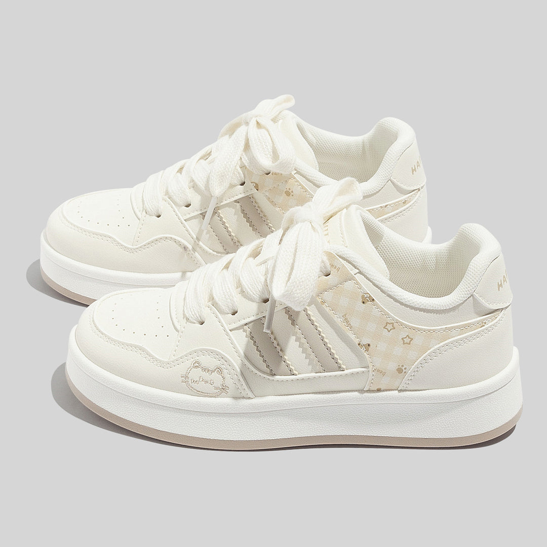 Damen Sneakers im verspielten Design mit tierischen Applikationen und bequemer Dämpfung EB