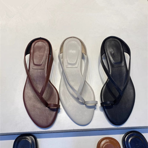 Damen elegante Zehentrenner-Sandalen mit komfortabler Fußbettgestaltung EB