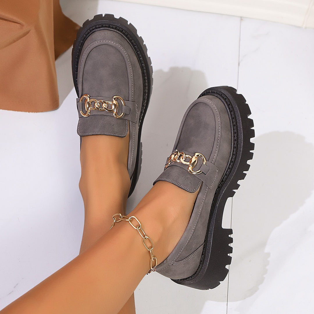 Damen Plateau-Loafers EB